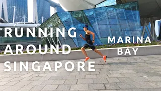 #Running Around Singapore 2020 - Marina Bay Sands, The Float, Singapore Formula 1 Track
