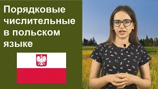 Учим польский язык. Порядковые числительные в польском языке.