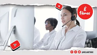 🎧 MELHOR SOM AMBIENTE DE CALL CENTER PARA ESTUDAR E TRABALHAR 💤 RUÍDO DE ESCRITÓRIO 🕒 8 HORAS