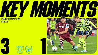 HIGHLIGHTS | West Ham vs Arsenal (3-1) | Carabao Cup