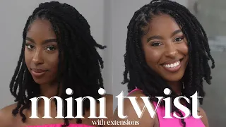 how to: mini twist | outre x-pression twisted up afro springy twist