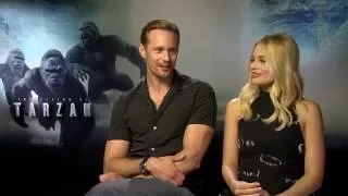 Alexander Skarsgård & Margot Robbie - Interview