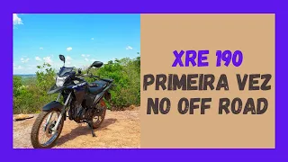 XRE 190 - Primeiro off road com ela. Aprovada? #XRE190 #ESCAPENOCERRADO #RONDONÓPOLIS #OFFROAD