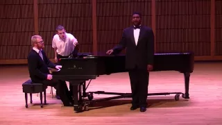 Tenor Robert Brown singing Do Not Go My Love by Hageman