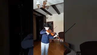 Rafael Hovhannisyan -  Winter Vivaldi (fragment), rehearsal - 10 years old.