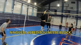 Vôlei em primeira pessoa | NINGUÉM ACREDITOU NO BLOCK DELE