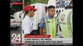 24 Oras: Ilang nahuli ng MMDA, aminado sa kanilang paglabag