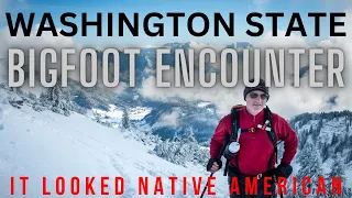 BIGFOOT ENCOUNTER (WASHINGTON STATE) IT LOOKED NATIVE AMERICAN IN THE FACE