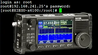 Xiegu X6100 Процессоры, Linux, WiFi, порты, прошивки.