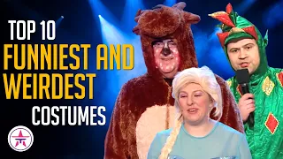 10 Weirdest and Funniest Costume Auditions on Got Talent!