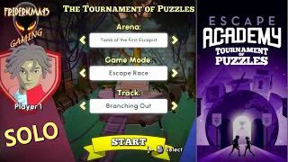 Escape Academy TOURNAMENT OF PUZZLES Solo - Tomb of the First Escapist / Branching Out