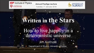 Jim Al-Khalili Lecture at University of Leicester | 17 January 2018