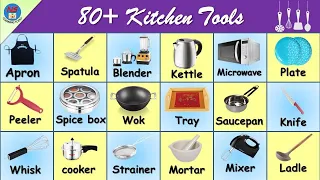 Kitchen Tools Vocabulary, Kitchen Utensils Names, Kitchen Items, 80+ Kitchen tools, Kitchen Utensils