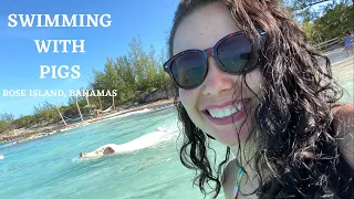 SWIMMING WITH PIGS IN THE BAHAMAS [Rose Island]