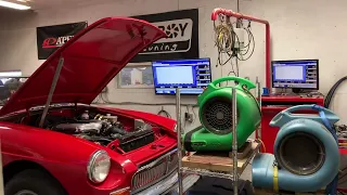 Dyno of MGB with Fuel Injected 3.4L V6 and T5 transmission