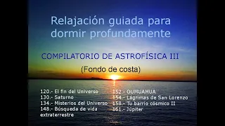 COMPILATORIO ASTROFÍSICA III. Fondo de costa