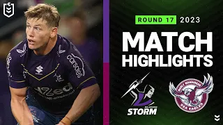 NRL 2023 | Melbourne Storm v Manly-Warringah Sea Eagles | Match Highlights