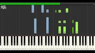 Rachmaninoff - Vocalise | Adelina Piano synthesia tutorial