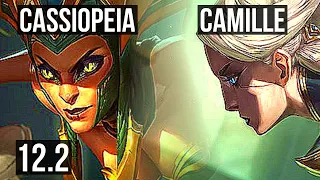 CASSIOPEIA vs CAMILLE (TOP) | 7/0/9, 1.9M mastery, 600+ games, Godlike | KR Master | 12.2