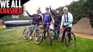 EVERYONE CRASHED IN A HUGE MTB COMPOUND SESSION!!