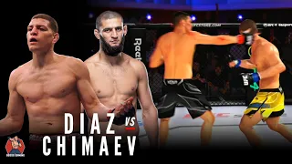 WHO's THE REAL GANGSTER? Nick Diaz vs Khamzat Chimaev UFC 4