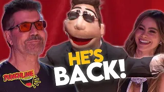 Puppet Simon Cowell RETURNS To AGT With A BIG Surprise For The Judges!