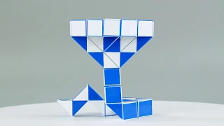 Rubik’s Twist 48 or Snake Puzzle  48  Tutorial: 48-section cobra--3D magic ruler！