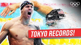 Men's BROKEN RECORDS in Swimming at Tokyo 2020!