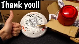 Unboxing Fire Alarms from Subscribers!