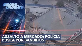 AGORA: roubo a mercado; bandidos em fuga