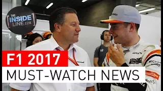 F1 2017 NEWS - WEEKLY FORMULA 1 NEWS (29 AUGUST 2017) [THE INSIDE LINE TV SHOW]