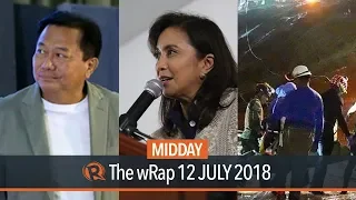 Charter change, Robredo hits Duterte, Thai cave rescue | Midday wRap