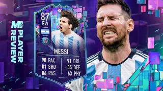 FLASHBACK MESSI PLAYER REVIEW | 87 FLASHBACK MESSI | FIFA 23 Ultimate Team