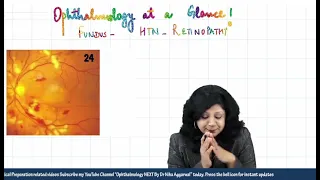 Ophthalmology at a Glance_Hypertension Retinopathy || Dr. Niha Aggarwal