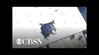 Fighter jet crashes into California building