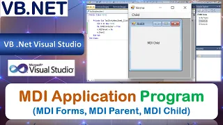 P65 | MDI Application Program | MDI Forms, MDI Parent, MDI Child | VB.NET