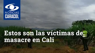 Estos son los 5 amigos víctimas de masacre en Cali que solo “jugaban y se divertían”