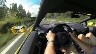 342 km/h in a Lamborghini Huracán LP610-4
