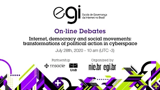 [Brazilian Internet Steering Committee] Debate "Internet, democracy and social movements"