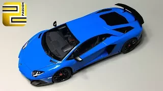 1:18 Lamborghini Aventador LP750-4 SV - AUTOart BLUE LEMANS
