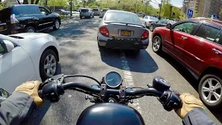 NYC Traffic in a Nutshell on My Iron 883