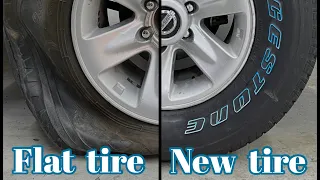 How to replace or change a new tyre