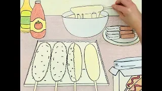 Stop-motion on how to make cheese hot dogs :: selfacoustic