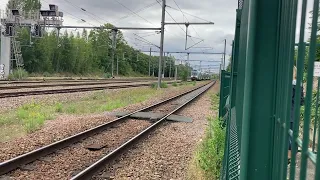 Transilien P SNCF - Passage sans arrêt d’une Z2N à Vaires Torcy