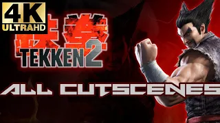 TeKKeN 2: All Movie Cutscene + Endings [4K]