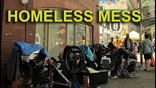 July 11, 2023 - Homeless Update in Vancouver, Canada.