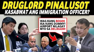 JUSKO! NAGIMBAL ANG SENADO! DRUGLORD? PINALUSOT SA AIRPORT KASABWAT IMMIGRATION OFFICER? NA VIDEOHAN