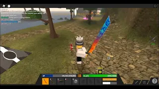 Monster Islands Roblox Omega Rainbow Sword Redeemed!