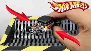 Experiment Shredding Hot Wheels Bone Shaker And Toys | The Crusher