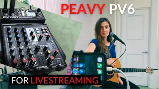 Livestreaming for Musicians: How to Connect the Peavy PV6 to Your Smartphone